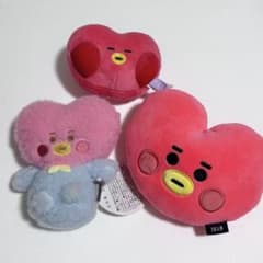 BT21 TATA ぬいぐるみ マスコット 3点セットのサムネイル