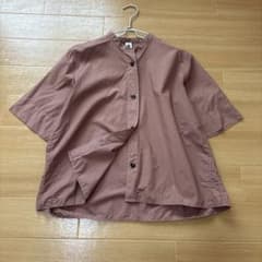 エムエイチエル 美品 MHL バンドカラーコットンリネンプルシャツ 1 レッド MHL バンドカラーシャツ ピンク コットンリネン 日本製 - メルカリ