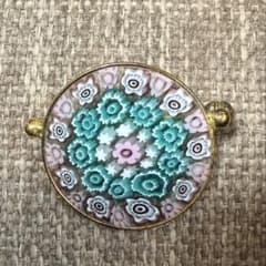 ベネチアンガラス　ブローチ