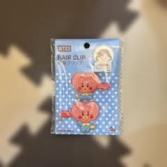 <TATA/전신>BTS BT21 헤어 클립 앞머리 클립 헤어 액세서리
