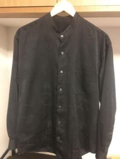 柄シャツ バンドカラーシャツ Lサイズのサムネイル