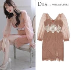 ROBE de FLEURS ローブドフルール キャバドレス DE2352 Mのサムネイル