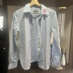 DIESEL ストライプ柄 長袖シャツ Sサイズのサムネイル
