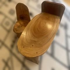 天然木 一枚板 デスク チェア セット キッズ ベンチ 小物置き - メルカリ