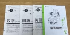 高1年　進研模試　総合学力テスト　ベネッセ　2024年度　7月のサムネイル
