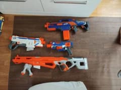 NERF ナーフ トイガン 4点セット まとめ売りのサムネイル