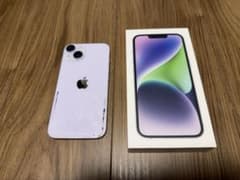 iPhone14 パープル 背面割れ128GBのサムネイル