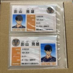 ハイキュー!! マイプロフカード 影山飛雄のサムネイル