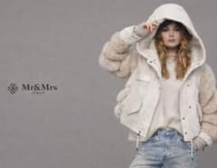 新品同様❣️Mr&Mrs Italy フォックス ファー ブルゾン コート❣️のサムネイル