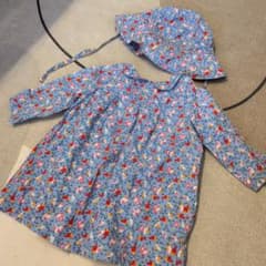 PETIT BATEAU ワンピース 帽子セット 12m 74cm8月31日までのサムネイル