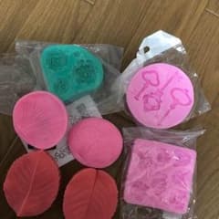 ハンドメイド材料シリコンモールド新品セットのサムネイル