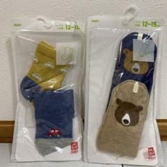 新品未使用ユニクロ　UNIQLO キッズ　ベビー　ソックス　靴下　12-15cmのサムネイル