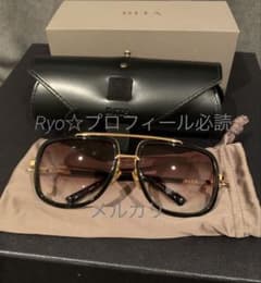 極美 DITA MACH ONE ディータ マックワン 黒 ゴールド サングラス