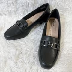 Clarks ブラック ローファー　ジュリエットエコー　24.5㎝〜25.0㎝ Clarks ジュリエット エコー ビット ローファー ブラック 24.5cm