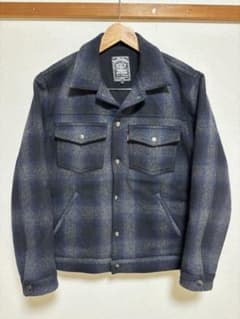 RADIALL・ネイビー・グレー チェックジャケット Lサイズ RADIALL・ネイビー・グレー チェックジャケット Lサイズ - メルカリ