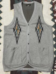 美品 WESTRIDE ウエストライド ベスト　チマヨ　オルテガ　ネイティブ柄 美品 WESTRIDE ウエストライド ベスト チマヨ オルテガ ネイティブ柄