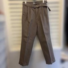 PHIGVEL C/P BELTED 2TUCK TROUSERS 2024SS - メルカリ