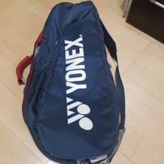 旧ロゴYONEX ラケットバッグ 紺のサムネイル