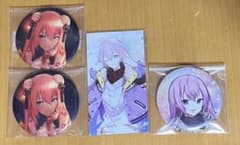 プロセカ　グリッター缶バッジ　トレカ　巡音ルカのサムネイル