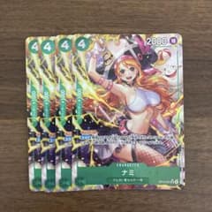 ナミ 4枚 SR パラレル OP14-031 ワンピカード