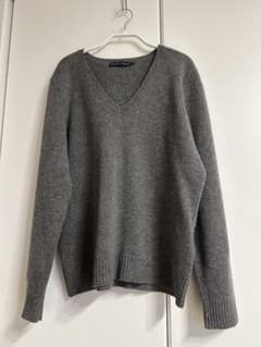 RALPH LAUREN Vネックニット グレーのサムネイル