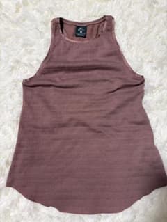 NIKE Women's Fitness Yoga Tank Top, Brown, Size L