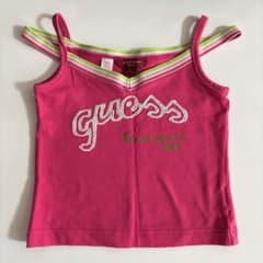 GUESS JEANS 키즈 캐미솔 5Y 핑크