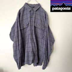 【秋服】patagonia 90s オーガニックコットン ネルシャツ Sのサムネイル