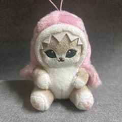新品タグ付き mofusand パステルサメにゃん マスコット ピンク