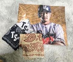 坂口智隆　ヤクルトスワローズ　オリックスバファローズ　タオル　バンダナ