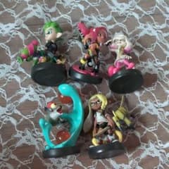 스플라툰 amiibo 5체 세트