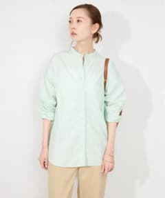 ROYAL NAVY/ロイヤルネイビー SLOBE別注 バンドカラーシャツのサムネイル