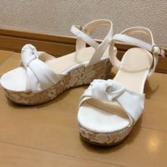 エスペランサ サンダル ウェッジソール ホワイトのサムネイル