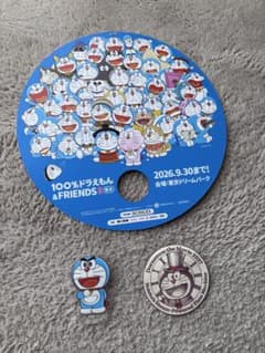 100%ドラえもん&FRIENDS展 アクリルピンバッジ 入場特典のサムネイル