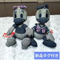キャラクターぬいぐるみ デニム　タグ付き タグ付き ディズニー EDWINデニムぬいぐるみ ドナルド&デイジー - メルカリ