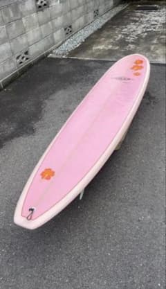 SFG ロングボード ピンク マーブル柄　8.0 美品SFG ロングボード ピンク マーブル柄 8.0 - メルカリ