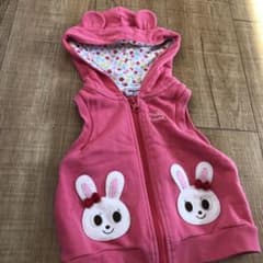 専用！　美品　ミキハウス　ベスト80cmのサムネイル