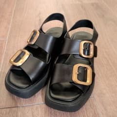 TOD'S トッズ ダブルベルテッドレザー サンダル 保存袋あり - メルカリ