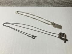 グッチ プレート ブレス/ティファニー ラビングハート ネックレス 