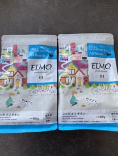 ELMO ドライドッグフード チキン 800g 2袋 - メルカリ