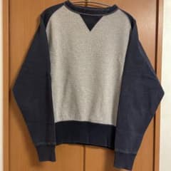 McCoy's Mサイズ トレーナー グレー/ネイビー ラグラン ジョーマッコイのサムネイル