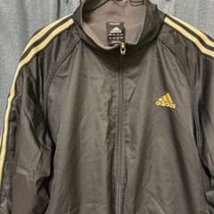 adidas Clima365 ジャージジャケット ブラック/ゴールドのサムネイル