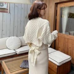 バックリボン ニットのサムネイル