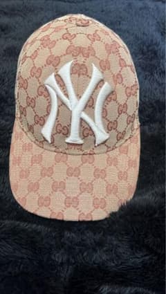 GUCCI x NY Yankees ロゴ モノグラム キャップのサムネイル