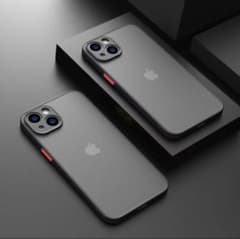 iPhone14 용 케이스 커버 블랙 매트 무선 충전 대응 황변하기 어렵다