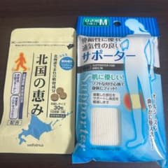 北国の恵み 30粒入り サプリメント　サポーター付きのサムネイル