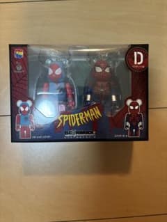 【未開封】 マーベル スパイダーマン ベアブリック D賞のサムネイル