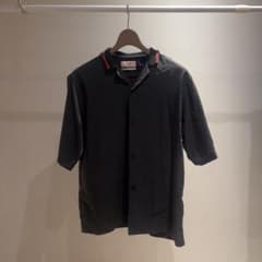 Martine Rose 半袖シャツ オープンカラー ブラック Mのサムネイル