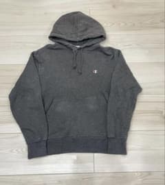 Champion プルオーバーパーカー ダークグレー Mサイズのサムネイル