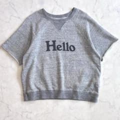 美品 マディソンブルー HELLO 半袖スウェット 01 グレー 裏毛 vc1 